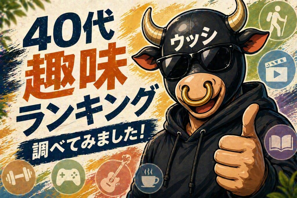 40代男性の趣味ランキング！部長の本音おすすめ