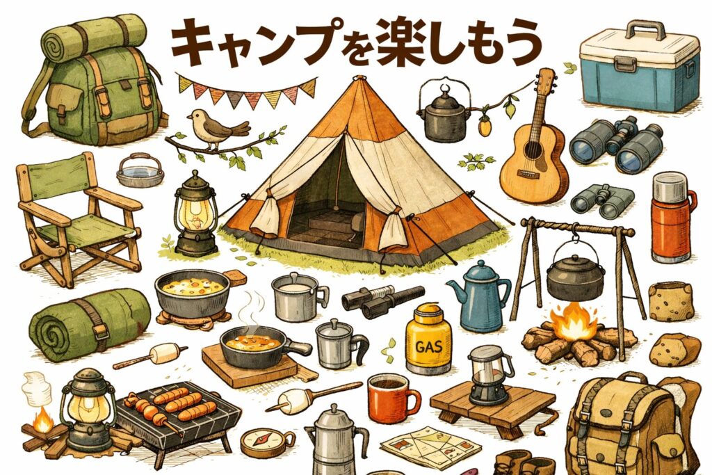 週末キャンプの始め方！サラリーマンがハマったアウトドア体験記
