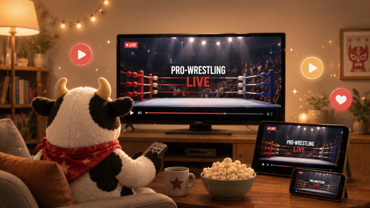 プロレスはどこで観る？DAZN・Hulu・NJPW WORLD・ABEMAを徹底比較【2026年版】