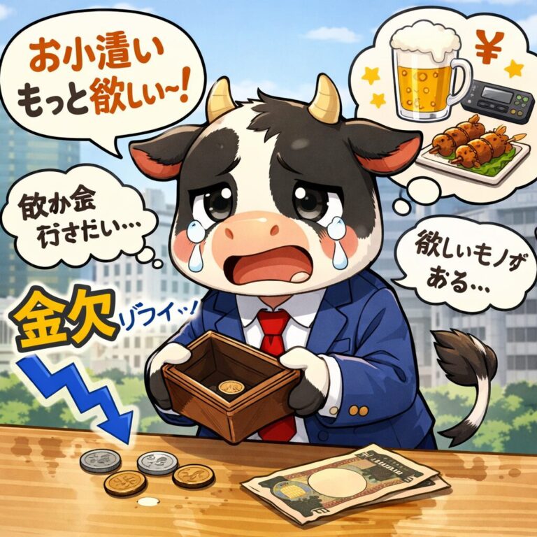 サラリーマンの小遣い平均3.9万円の現実