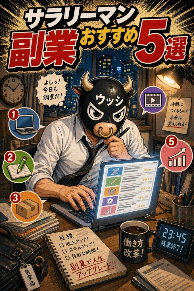サラリーマン副業おすすめ5選｜ココナラ活用術