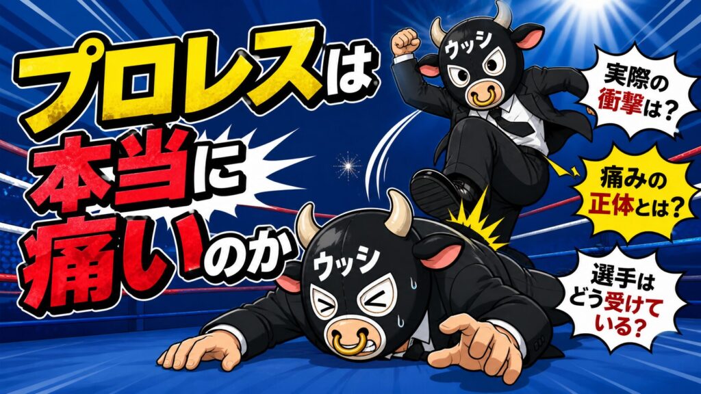 プロレスは本当に痛いのか?営業部長ウッシが断言!現役証言・重大事故・素人検証まで徹底解説