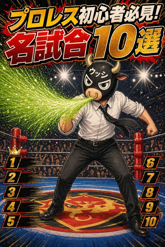 プロレス初心者必見！名試合10選＋特別編（ムタvs猪木）