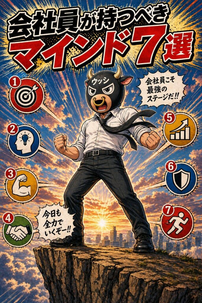 会社員が持つべきマインドセット7選【サラリーマン向け】