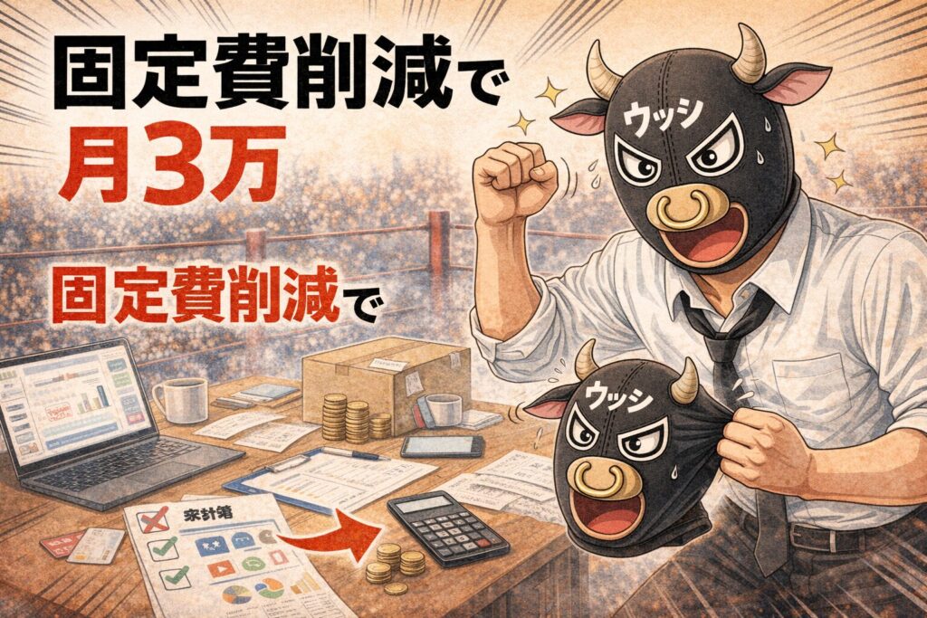 固定費削減で月3万節約！30代サラリーマン実録