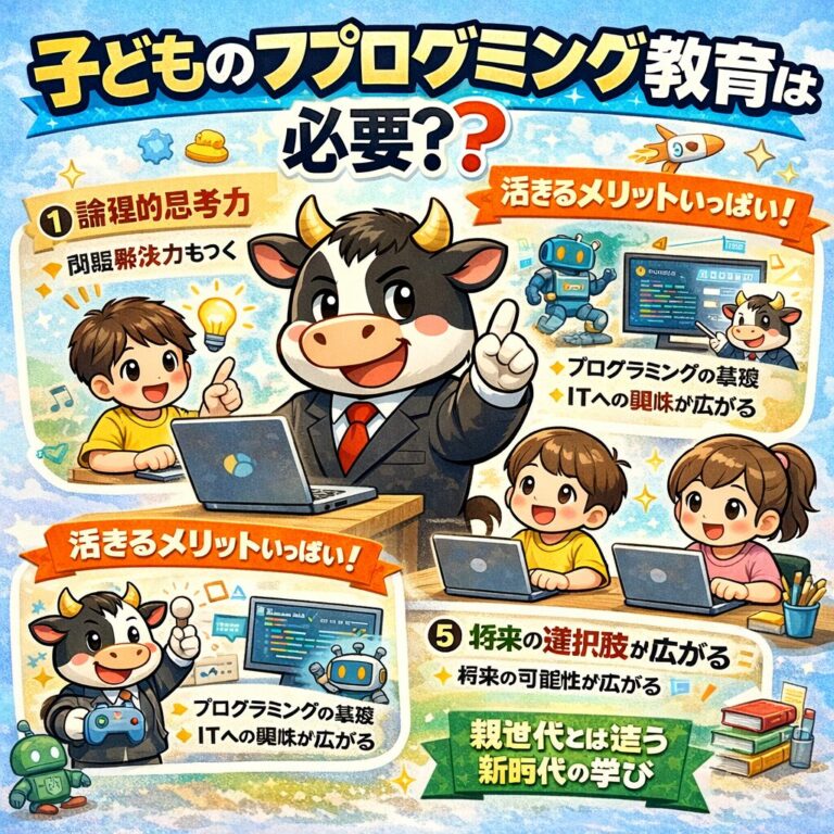 子どものプログラミング教育は必要？費用と効果をガチ検証
