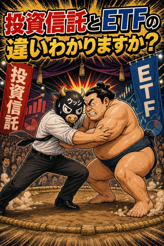 投資信託とETFの違い｜20年で14万円差の真実