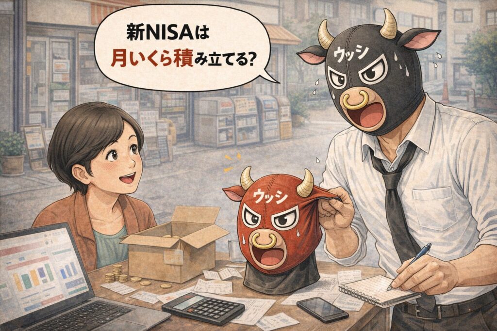 新NISAは月いくら積み立てる？30代が計算してみた