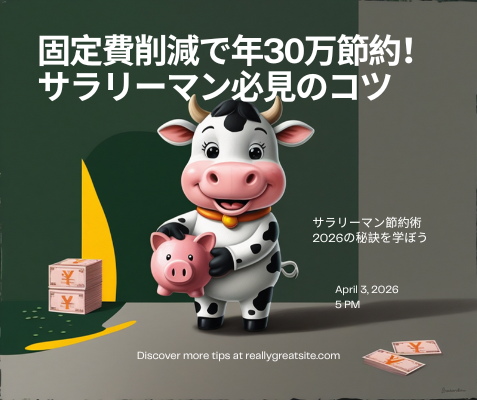 物価高でも年20万節約！サラリーマンの固定費削減術