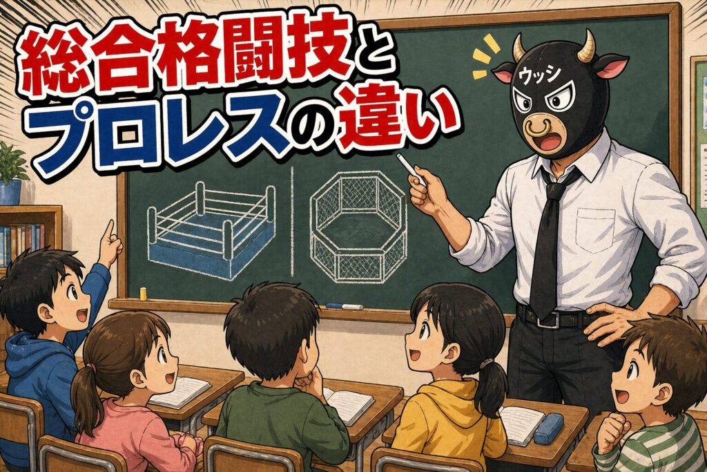総合格闘技とプロレスの違い｜&#8221;表現&#8221;の差を徹底解説