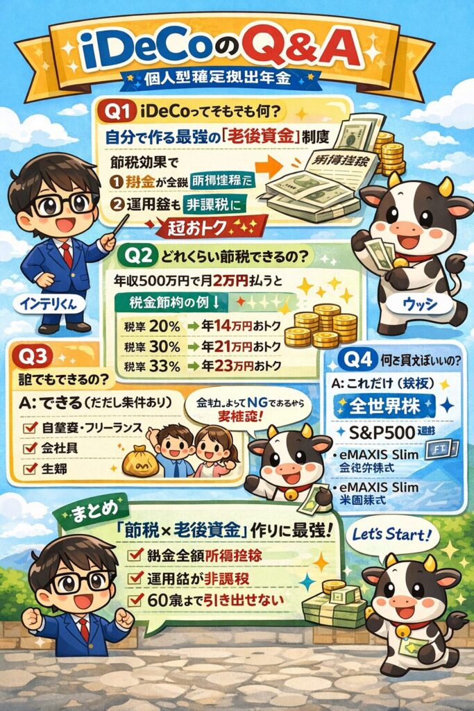iDeCoでサラリーマンが年5万円節税する方法
