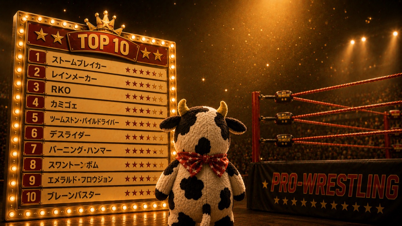 プロレス決め技カッコいいランキングTOP10!部長厳選の美学技【2026】