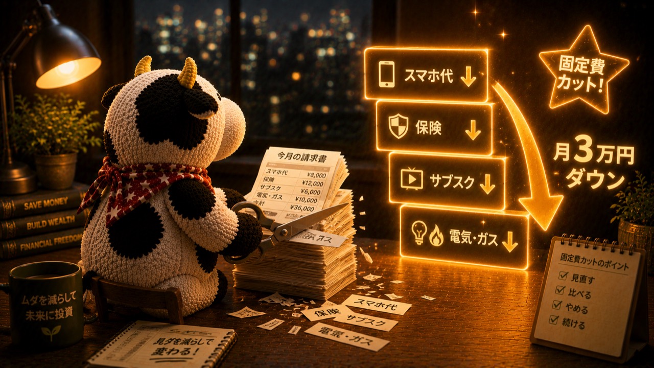 固定費削減で月3万節約！30代サラリーマン実録